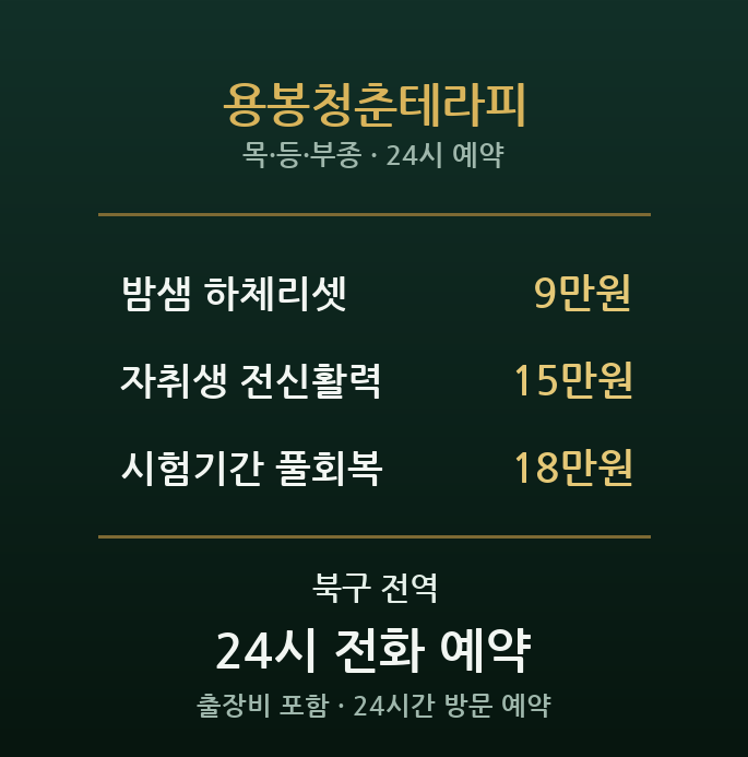 전남대 출장마사지 - 용봉동 자취 청춘 컨디션 테라피